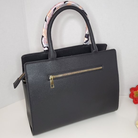 🎁 London Fog Vegan Leather Satchel Bag 💫 - Picture 2 of 11